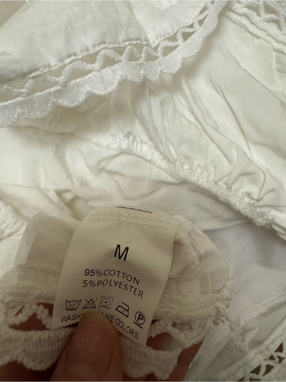 Amazon White Ruffled Mini Skirt - Picture 3 of 3